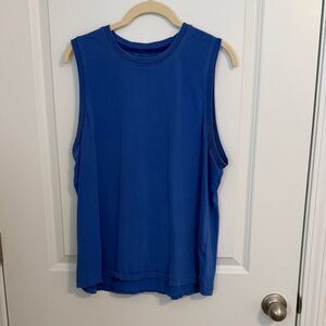 Fabletics Classic Blue Sleeveless Tee